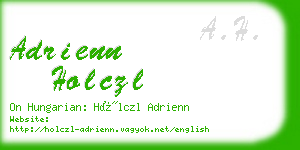 adrienn holczl business card